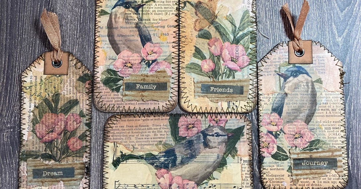 Nigezza Creates: Junk Journal Series: Vintage Tags From A Cereal Box