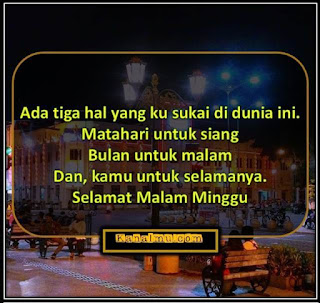 quotesmalam minggu menyentuh hati