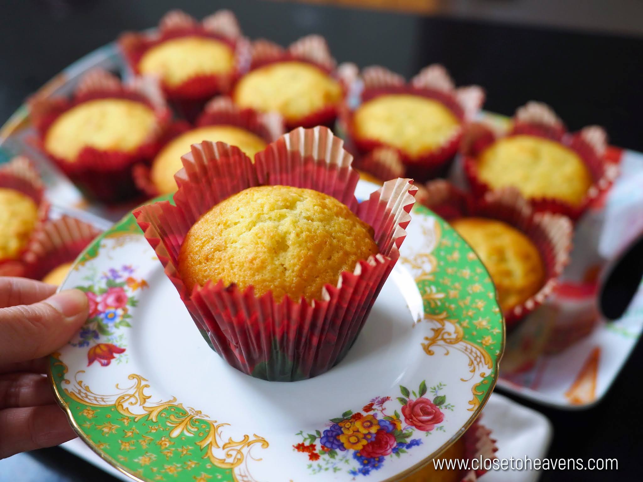 Orange Banana Muffins สูตร มัฟฟินกล้วยหอม & ส้ม