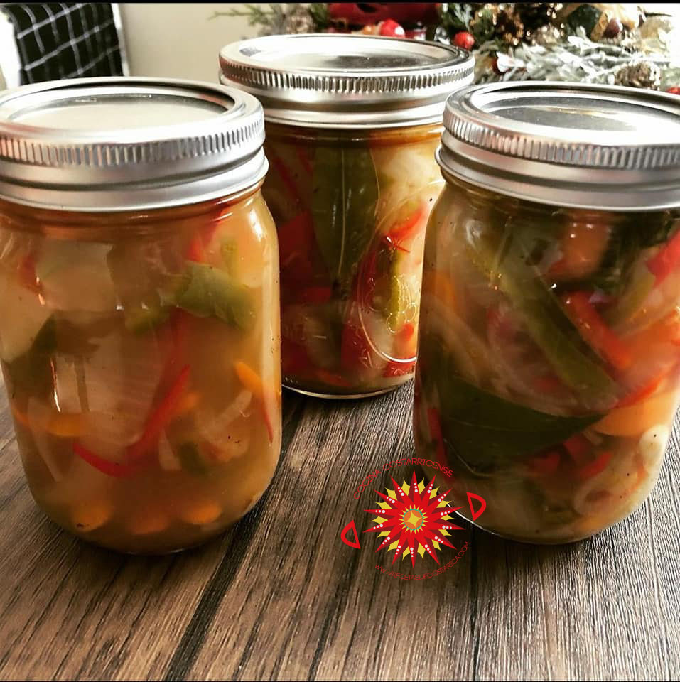 Cocina Costarricense chiles jalapeños escabeche