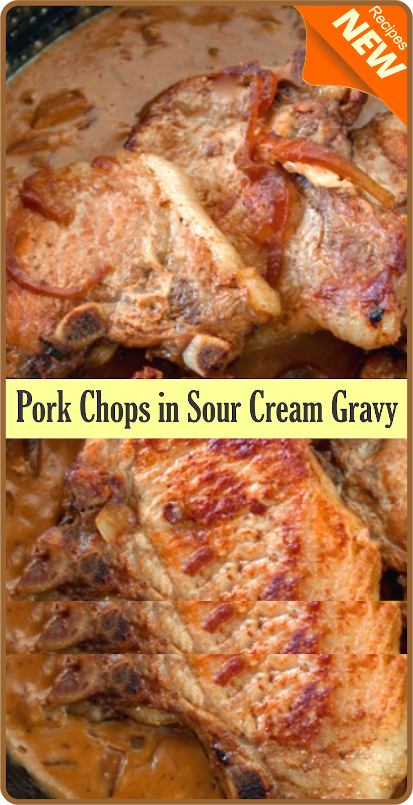 Pork Chops in Sour Cream Gravy | Amzing Food