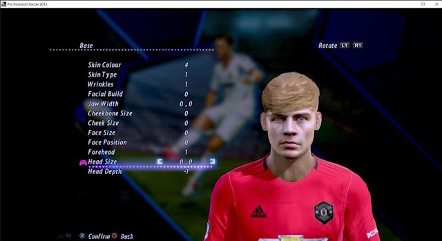 Ultigamerz Pes 2013 Brandon Williams Manchester United Face
