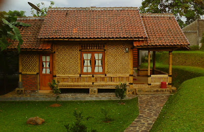 Gambar Desain Rumah/Villa Bambu Eksotik Minimalis Modern