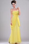 Robe de soirée jaune longue robe de soiree longue glamedressit