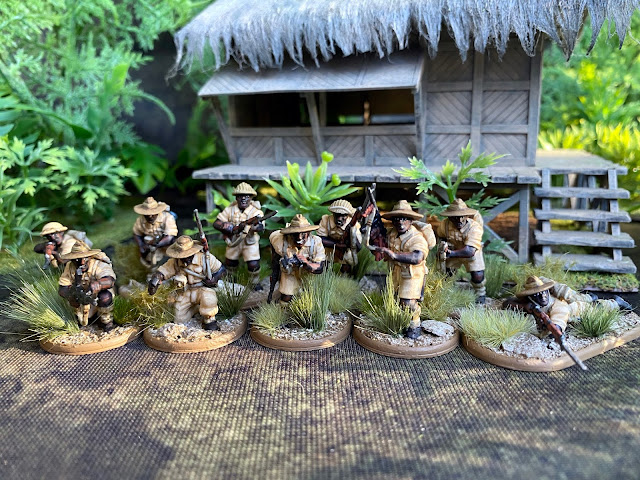 28mm African Troops for Burma from Warlord Games Bolt Action Plastics