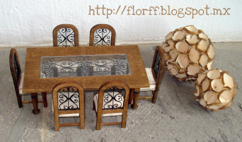 Flor&FF: ¡Listas!!! Las sillas para el comedor Ü