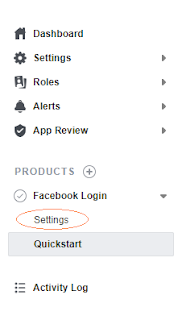 OAuth2 Facebook Settings Menu oauth2-facebook-settings-menu