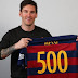 Messi llega a los 500 goles