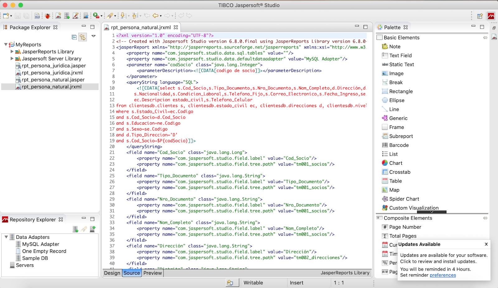 Agregando JasperReports a Gestión de Clientes blog.joedayz.pe