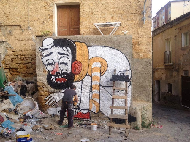 "Trash Only Salvation" New Street Art Piece By Mr Thoms In Sicily, Italy. 2