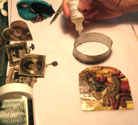 embossing enamel transfers opals franklin utee tipnique etc tuesday