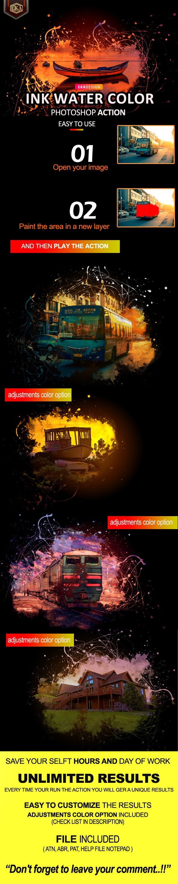 GraphicRiver - Ink Water Color Photoshop Action 32601243 2 Preview%2BInk%2BWater%2BColor