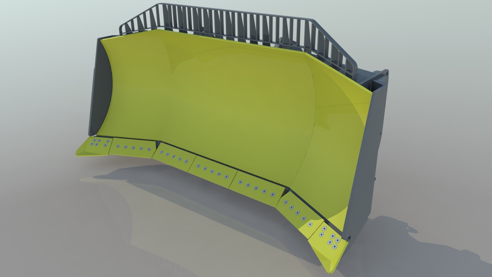 F16 MODEL SCL 15TH EC700 Counterweigth & CAT D10 dozer blade