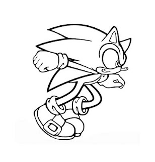 Printable coloring pages pdf: sonic coloring pages printable