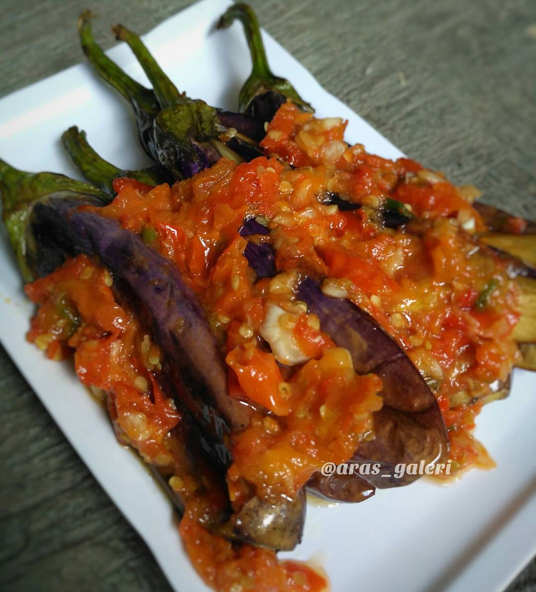 Resep Mamak Indonesian Food Resep Terong Penyet Super Pedes