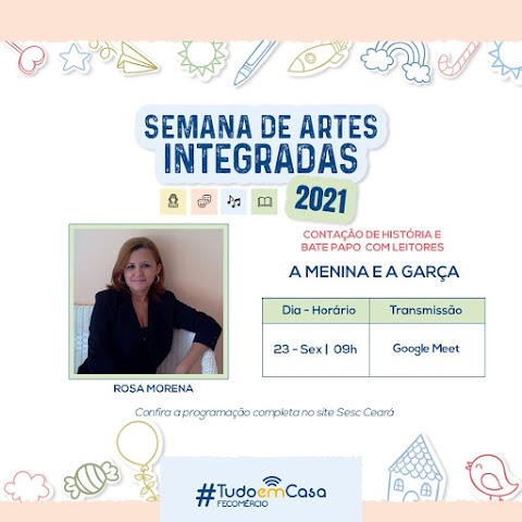 A escritora Rosa Morena participa da Semana de Artes Integradas SESC
