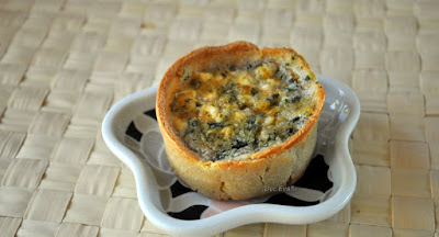 Quiche, Spinat, Schafskäse