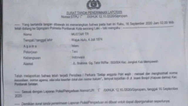 Hendak pasang kawat gigi, korban diberhentikan karena melanggar persyaratan berkendara