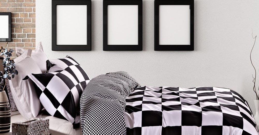 Black And White Checkered Flag Bedding Black And White Checkered Flag Bedding
