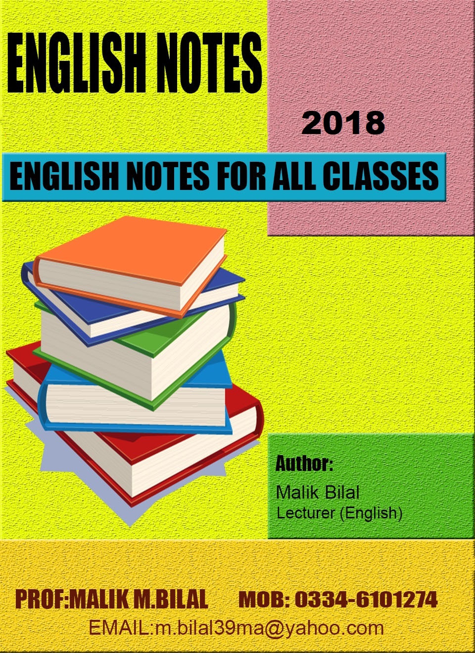 Best Academy of Learning English Notes Series English Notes For All