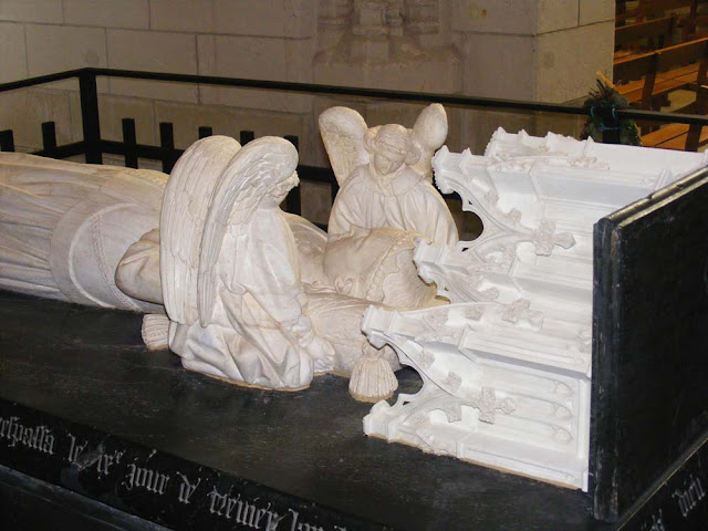 Tomb of Agnes Sorel, St Ours, Loches, Indre et Loire, France. Photo by Loire Valley Time Travel.