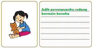 Adik perempuanku sedang bermain boneka www.simplenews.me