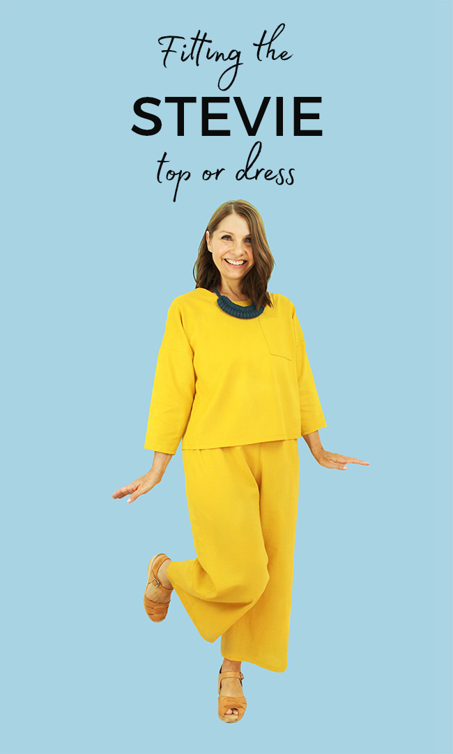 Fitting the Stevie top dress tunic sewing pattern - Tilly and the Buttons