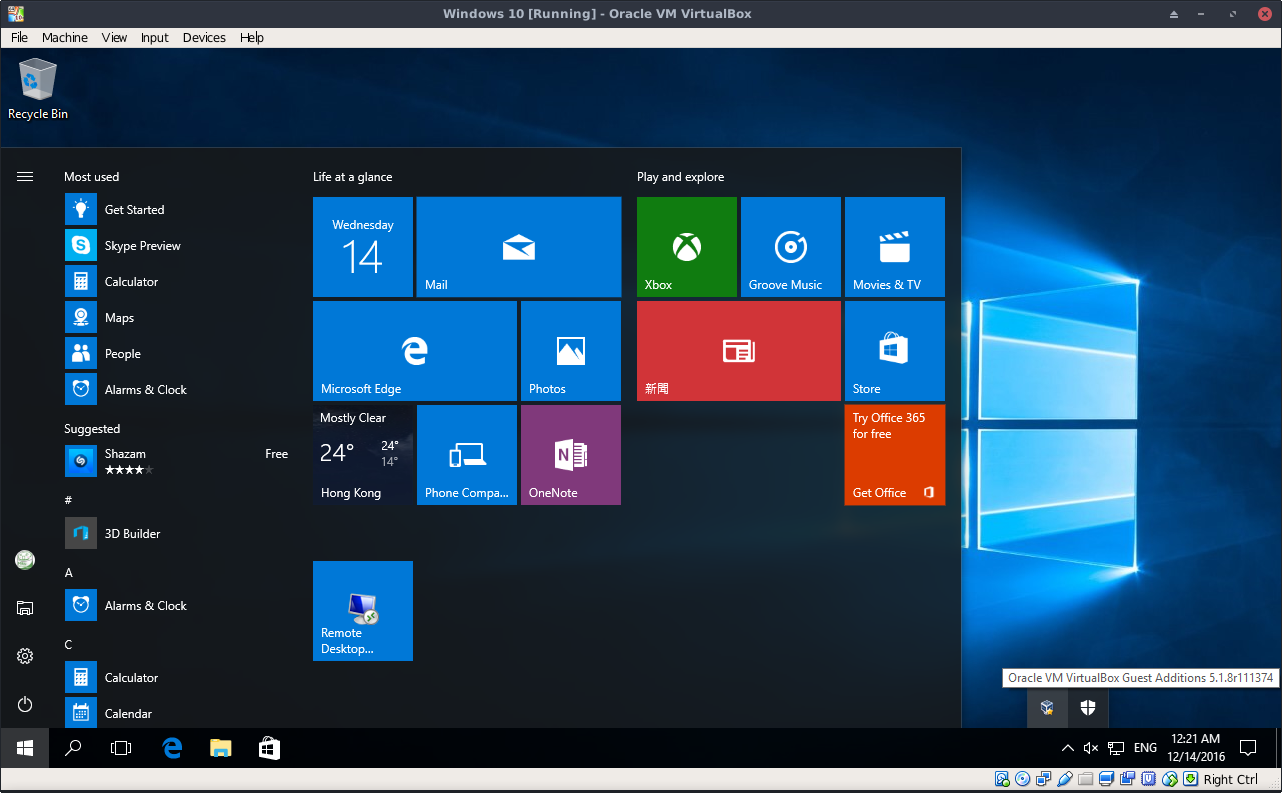 Virtualbox Virtualbox