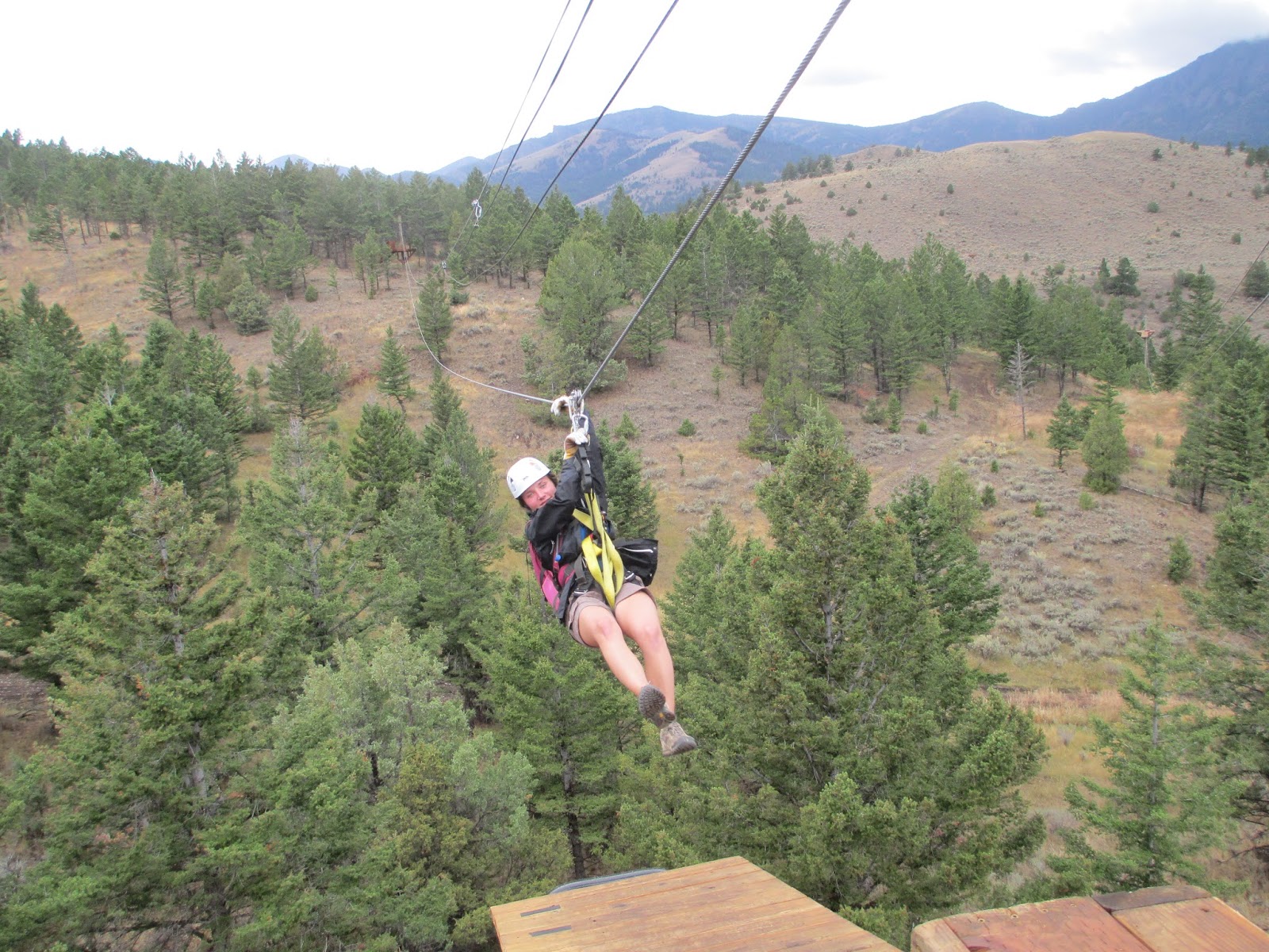 Ziplining Across the USA Saturday September 14 Yellowstone Zipline