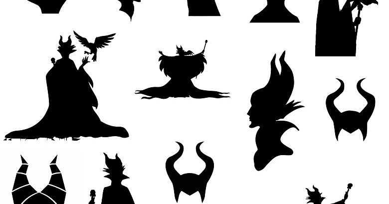 Maleficent Silhouette SVG Ae868658585