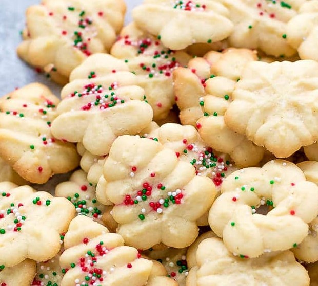 Easy Cream Cheese Spritz Cookies Recipe desserts partyrecipe