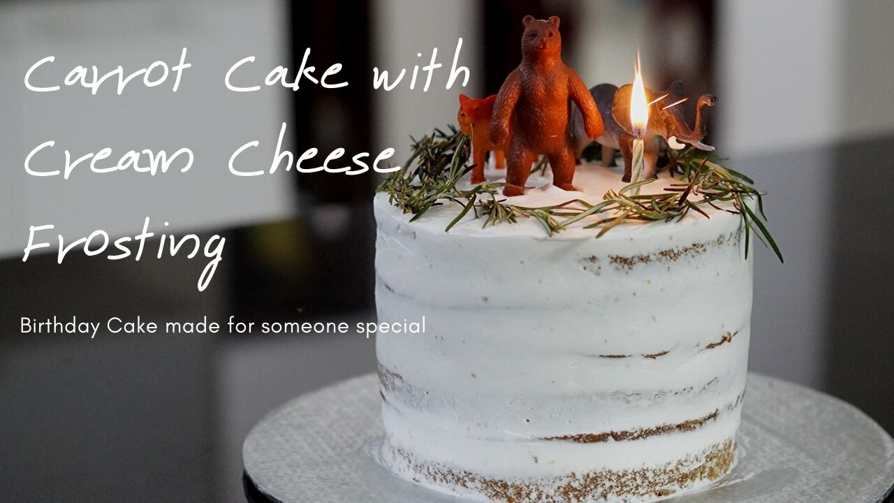 Bake With Neetu Carrot Cake With Homemade Cream Cheese Frosting