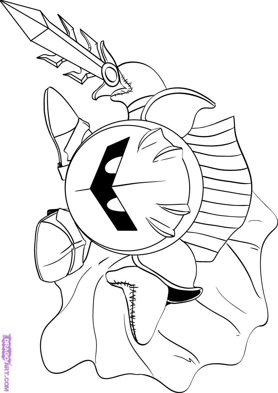 waddle dee coloring pages - photo #23