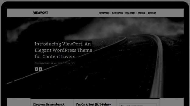 Responsive WordPress Theme No.3-Viewport