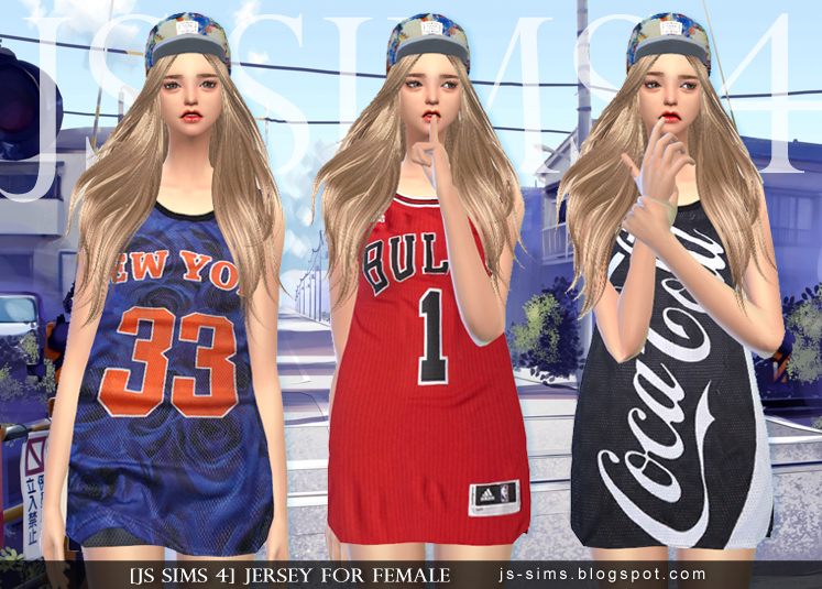 Js Sims 3and4 Jersey For Female