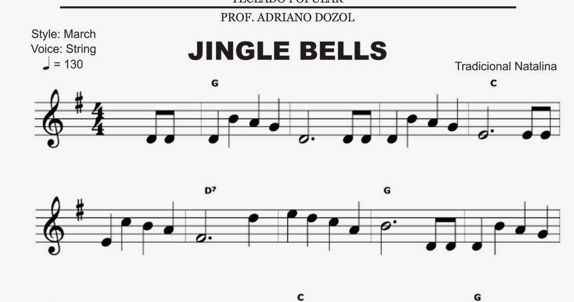 Partituras para piano Jingle Bells Partituras para piano Jingle Bells