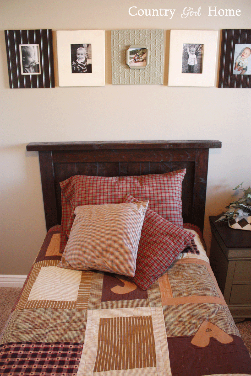 Country Girl Home How To Make A Solid Wood Twin Headboard