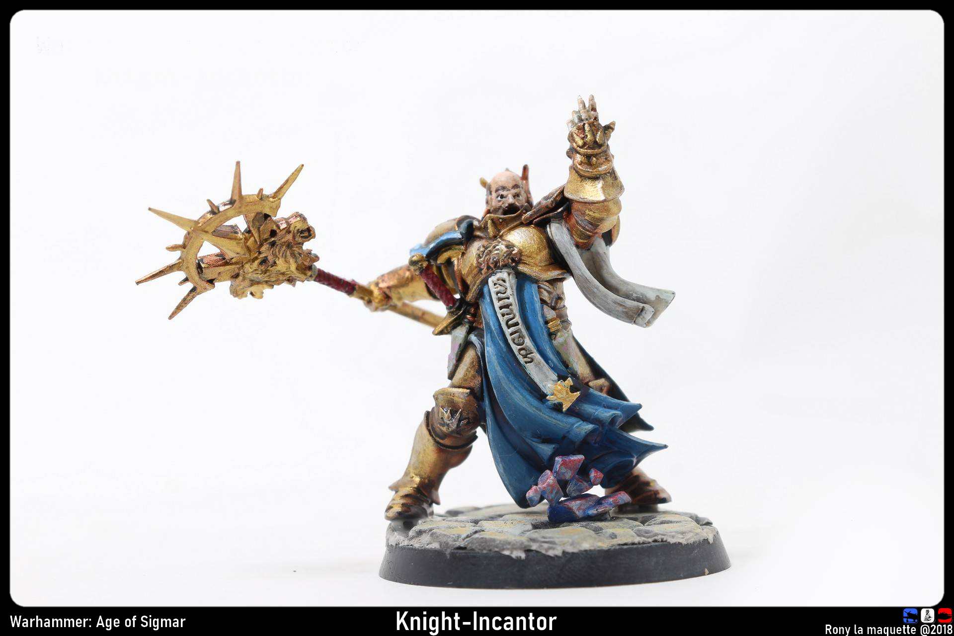 Figurine, Warhammer Age of Sigmar KnightIncantor Rony La Maquette Figurine, Warhammer Age of Sigmar KnightIncantor Rony La Maquette