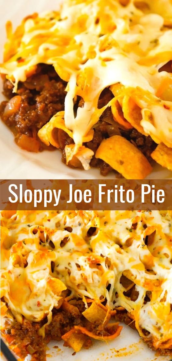 Sloppy Joe Frito Pie dessert recipes diabetics