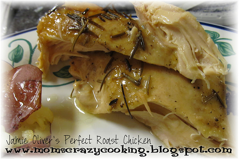 MOMS CRAZY COOKING: Jamie Oliver Chicken & Homemade Chicken Stock/Broth