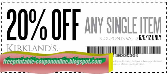 Printable Coupons 2018: Kirklands Coupons on Kirklands 20 Coupon id=29762