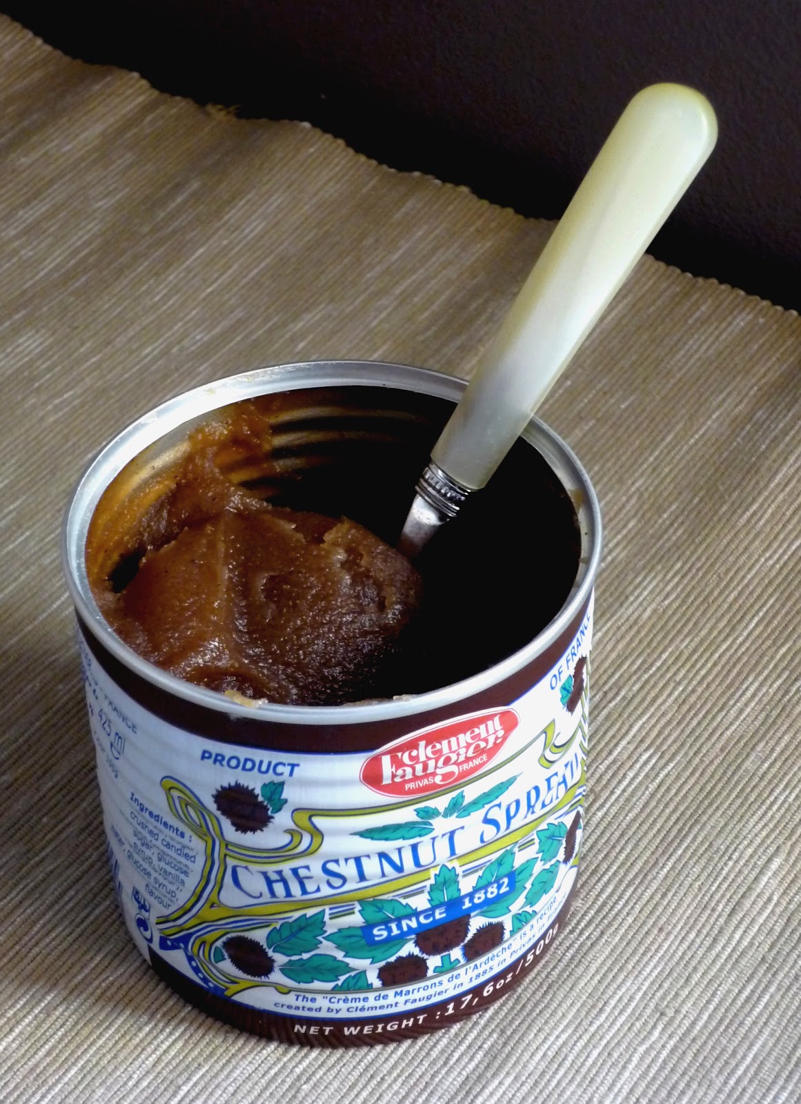 Douceurs et couleurs: Gâteau à la crème de marrons