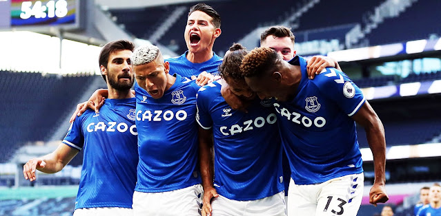 توتنهام يسقط في أول موسم الدورى الإنجليزي أمام إيفرتون