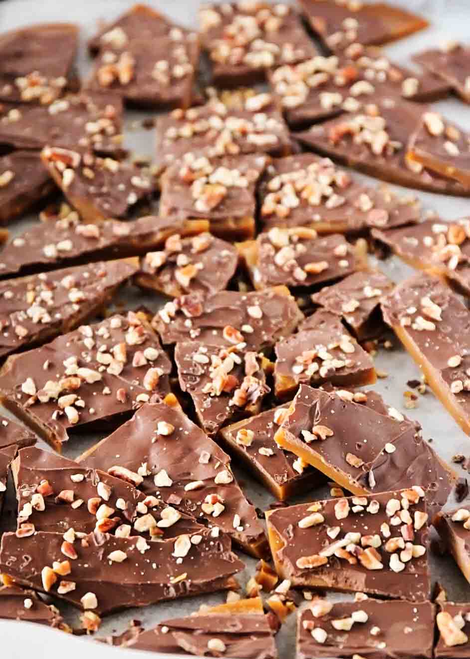 HOMEMADE TOFFEE - COOKS DISHES