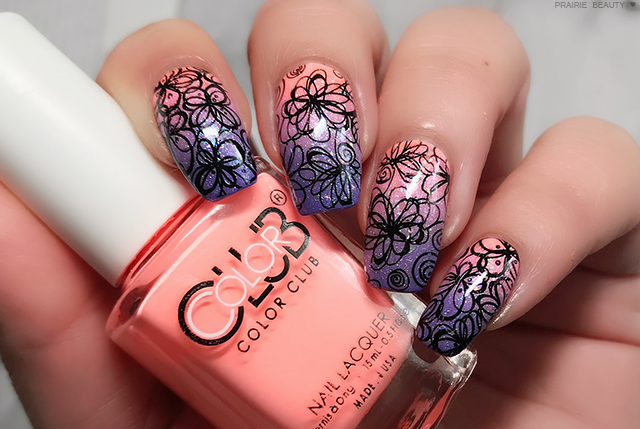 MANI MONDAY: Fresh Spring Floral Gradient Nails - Prairie Beauty