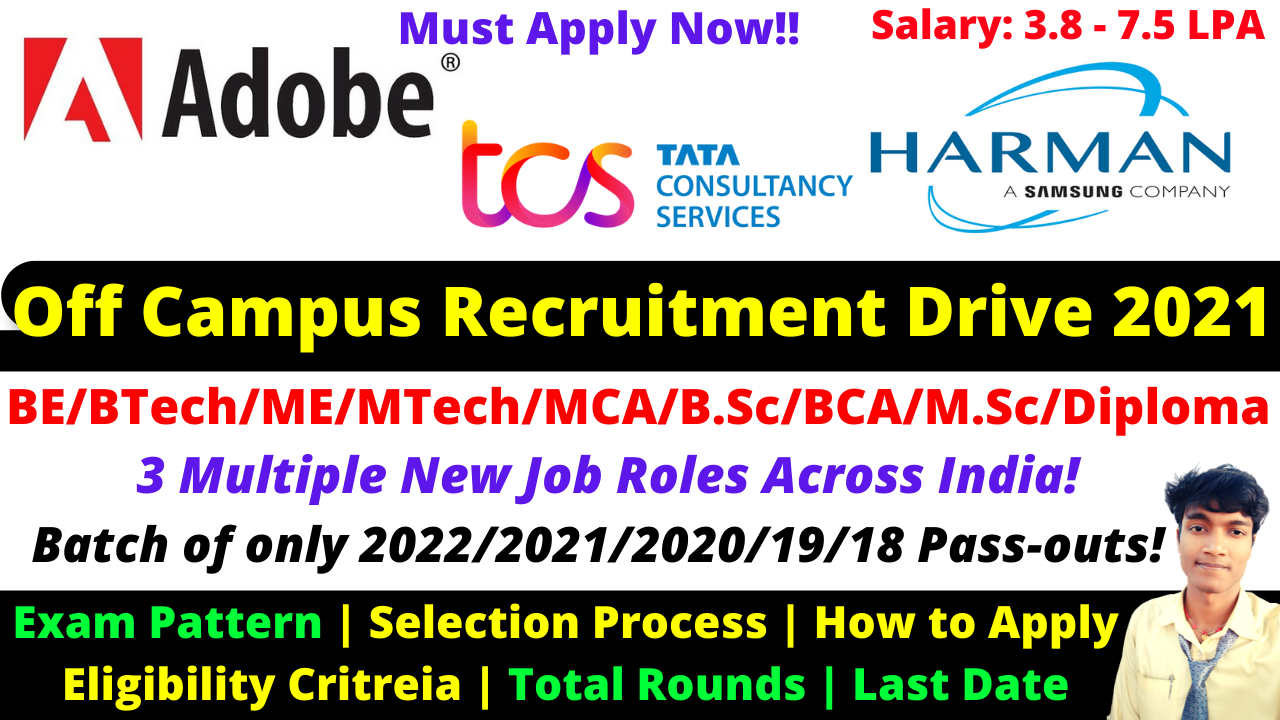 TCS Ninja Campus Recruitment Drive 2021 YOP22 B E B Tech M E M Tech MCA M Sc