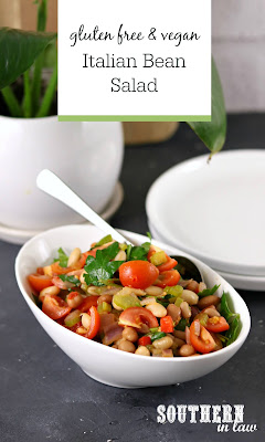  Easy Italian Bean Salad Recipe - Gluten Free, Vegan, Grain Free