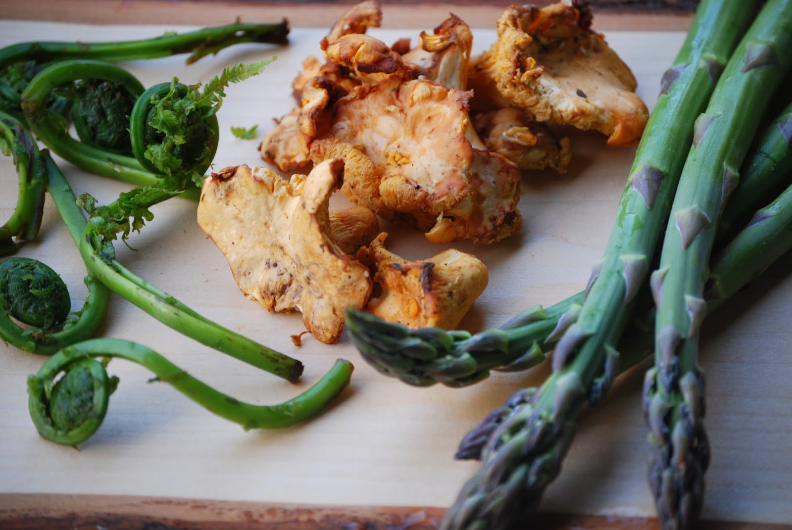Good Food Happy Man A Farmers Market Dinner, part one Goat Cheese Gnocchi with Asparagus