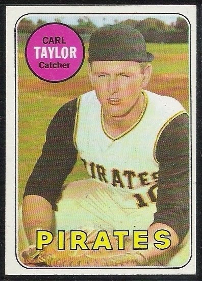Carl Taylor 1969 baseball card