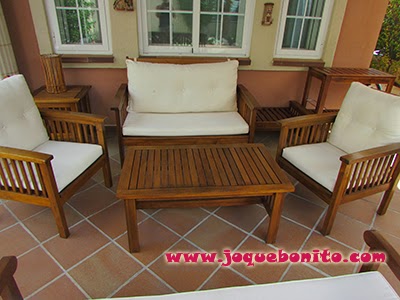 Cojines coloridos para el jardín